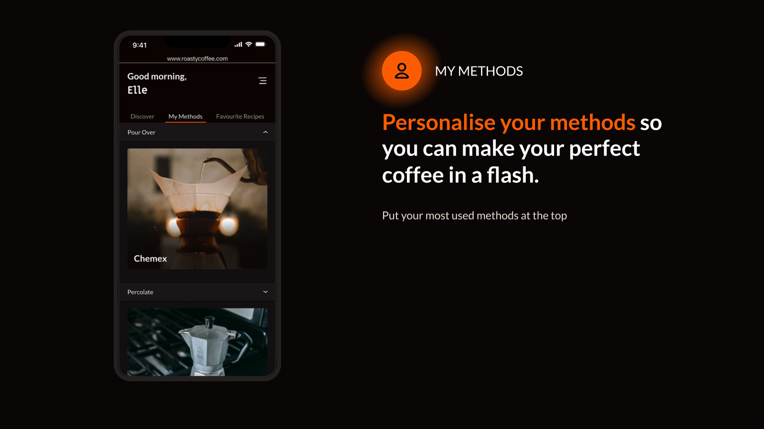 Final experience — brewing method selection